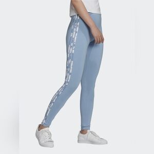 Adidas Women's Floral 3-Stripe Leggings